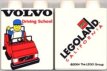 LEGO® Duplo, Brick 1 x 2 x 2 with Volvo Driving School Pattern 4066pb237 (zo goed als nieuw)