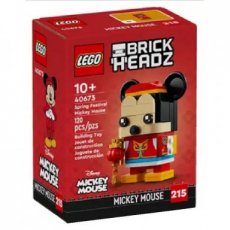 LEGO® 40673 Brick Headz Mickey Mouse op het Lentefestival