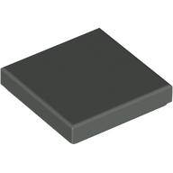 LEGO® tile 2x2 OLD DARK GRAY