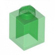 LEGO® 1x1 TRANSPARANT GROEN