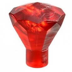 LEGO® diamant TRANSPARANT ROOD