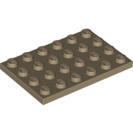 LEGO® 4266898 - 6167894 D BEIGE - H-15-A LEGO® 4x6 TAN FONCE