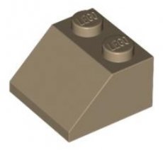 LEGO® 45 degrees 2x2 DARK TAN