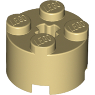 LEGO® 4125220 BEIGE - H-30-D LEGO® 2x2 round TAN