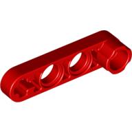 LEGO® hefbalk 1x4 dun ROOD
