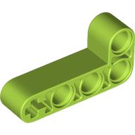 LEGO® hefbalk 2x4 L-vorm dik LIMOEN