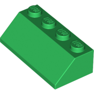 LEGO® 45 graden 2x4 GROEN