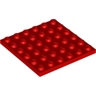 LEGO® 4144302 ROOD - M-13-C LEGO® 6x6 ROOD