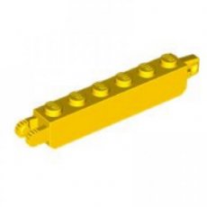 LEGO® 4144579 - 4218725 GEEL - MS-135-C LEGO® 1x6 met stud en scharnier GEEL