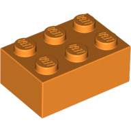 LEGO® 4125971 - 4153826 ORANJE - M-10-E LEGO® 2x3 ORANJE