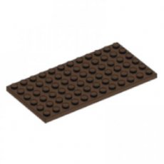 LEGO® 4162457 - 6266290 D BRUIN - H-39-C LEGO® 6x12 DONKER BRUIN