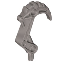 LEGO® Bionicle Claw met as-connector MAT ZILVER