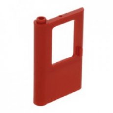 LEGO 1x4x5 deur links ROOD