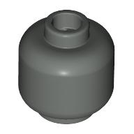LEGO® head OLD DARK GRAY