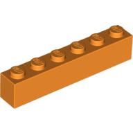 LEGO® 4162760 - 4189007 ORANJE - MS-124-J LEGO® 1x6 ORANGE