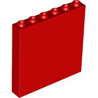 LEGO® steen 1x6x5 ROOD