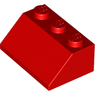 LEGO® 45 graden 2x3 ROOD