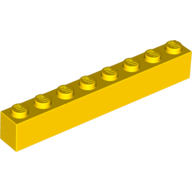 LEGO®  4111843 - 4192022 - 4200026 GEEL - H-28-C LEGO® 1x10 YELLOW