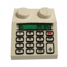 LEGO® 45 graden 2x2 met kassa WIT