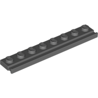 LEGO® 4210967 D GRIJS - MS-133-L LEGO® 1x8 met geleider D0NKER GRIJS