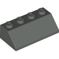 LEGO® 45 graden 2x4 OUD DONKER GRIJS