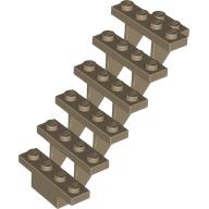 LEGO® trap 7x4x6 DONKER BEIGE