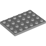 LEGO® 4x6 LICHT GRIJS
