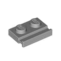 LEGO® 1x2 met geleider OUD LICHT GRIJS