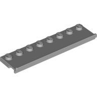 LEGO® 4222019 L GRIJS - L-4-G LEGO® 2x8 met geleider LICHT GRIJS
