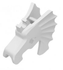 LEGO® deco voor (oud) paardenhoofd WIT