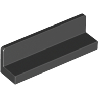 LEGO® 6092570 ZWART - MS-22-F LEGO® panel 1x4x1 BLACK