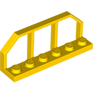 LEGO® 4251468 - 6271645 GEEL - M-17-C LEGO® modifié 1x6 pour wagon JAUNE