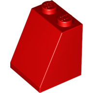 LEGO® 4234526 - 4251818 ROOD - H-34-B LEGO® 65 graden met bodemnop ROOD