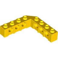 LEGO® 5x5 in rechte hoek (1x4 - 1x4) GEEL