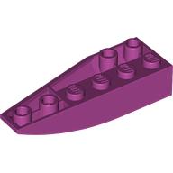 LEGO® wig  rechts 2x6 MAGENTA