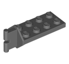 LEGO 4264952 D GRIJS - L-20-F LEGO® 2x4 scharnierplaat DONKER GRIJS