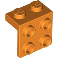 LEGO® corner plate 1x2 - 2x2 ORANGE