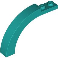 LEGO® courbé 1x6x3 1/3 TURQUOISE FONCÉ