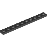 LEGO® 1x10 BLACK