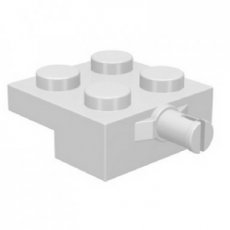 LEGO® 448801 WIT - MS-109-J LEGO® 2x2 with pin on side WHITE
