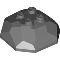 LEGO® 4506778 D GRIJS - M-15-H LEGO® bovenste deel rots DONKER GRIJS