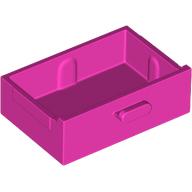 LEGO® slide DARK ROSE