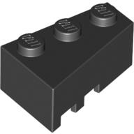 LEGO® 4526931 ZWART - MS-22-I LEGO® wig 2x3 rechts ZWART