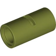 LEGO® pinconnector rond met sleuf OLIJF GROEN