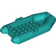 LEGO® boot  12x6x2 DONKER TURQUOISE