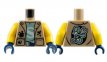 LEGO® torso DONKER BEIGE