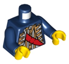 LEGO® 4540686 D BLAUW - MS-119-D LEGO® DONKER BLAUW