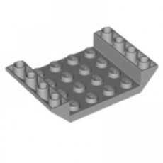 LEGO®  omgekeerde dakpan 45 graden 6x4 dubbel met 4x4 inkeping en 3 gaten LICHT GRIJS