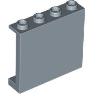 LEGO® paneel 1x4x3 - open noppen, met zijsteunen ZAND BLAUW