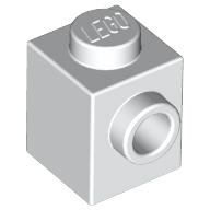 LEGO® 4558952 WIT - L-14-E LEGO® 1x1 met nop aan één zijde WIT